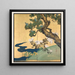 Paulownien und Chrysanthemen - Sakai Hoitsu — gerahmtes Bild an der Wand