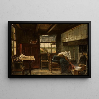 Pavel Alexandrovich Svedomsky - Finnish cottage interior.webp