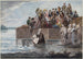 Eine anabaptistische Immersion in Philadelphia während eines Sturms - Pavel Petrovich Svinin — Ansicht des Kunstwerks