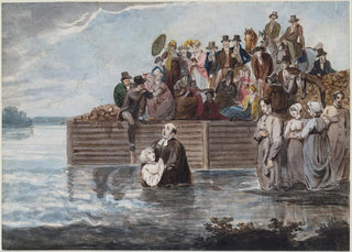 Pavel Petrovich Svinin - A Philadelphia Anabaptist Immersion during a Storm.webp