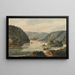Ansicht des Potomac bei Harpers Ferry - Pavel Petrovich Svinin — gerahmtes Bild an der Wand