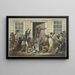 Schwarzes Methodisten-Gemälde in Gebetsversammlung - Pavel Petrovich Svinin — gerahmtes Bild an der Wand