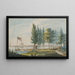 Philadelphia auf der anderen Seite des Delaware River - Pavel Petrovich Svinin — gerahmtes Bild an der Wand