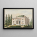 L'Académie des beaux-arts de Pennsylvanie, Philadelphie - Pavel Petrovich Svinin — gerahmtes Bild an der Wand