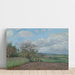 Reproduktion des Gemäldes Landschaft mit einer Kuhherde - Camille Pissarro