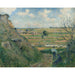 Reproduktion des Gemäldes Landschaft, Bazincourt - Camille Pissarro