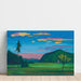 Reproduktion des Gemäldes Landschaft III - Karl Wiener