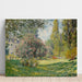 Reproduktion des Gemäldes Landschaft; Der Parc Monceau - Claude Monet