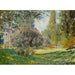 Reproduktion des Gemäldes Landschaft; Der Parc Monceau - Claude Monet