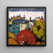 Landschaft Paris - Henry Lyman Saen — gerahmtes Bild an der Wand