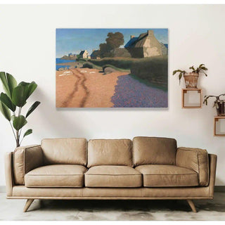 Paysage à Loguivy par Félix Vallotton | Reproduction Tableau Décoration murale affiche copie