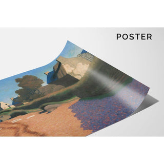 Paysage à Loguivy par Félix Vallotton | Reproduction Tableau Décoration murale affiche copie