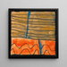 Abstraktes Landschaftsbild - Egon Schiele — gerahmtes Bild an der Wand