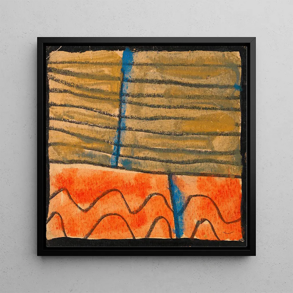 Paysage abstrait - Egon Schiele