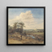 Landschaft nach Wynants im Louvre - William Callow — gerahmtes Bild an der Wand