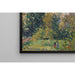 Reproduktion des Gemäldes Landschaft mit zwei Figuren, Éragny, Herbst - Camille Pissarro