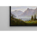 Reproduktion des Gemäldes Landschaftsbild mit Bergsee, Morgen - Caspar David Friedrich