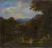 Landschaft mit Flussgott und Frauen - Anonym — Ansicht des Kunstwerks