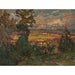 Reproduktion des Gemäldes Landschaft mit einem Dorf. Studie aus Nordnorwegen - Anna Boberg