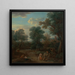 Landschaft klassisch Morgen - John Wootton — gerahmtes Bild an der Wand
