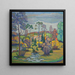 Landschaft von Otep - Johannes Einsild — gerahmtes Bild an der Wand