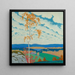Herbstlandschaft - Bror Lindh — gerahmtes Bild an der Wand