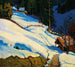 Winterlandschaft - Alfred Poell — Ansicht des Kunstwerks
