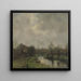 Landschaft in der Umgebung von Den Haag - Jacob Maris — gerahmtes Bild an der Wand