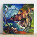 Reproduktion des Gemäldes Landschaft von Capri - Konrad Mägi