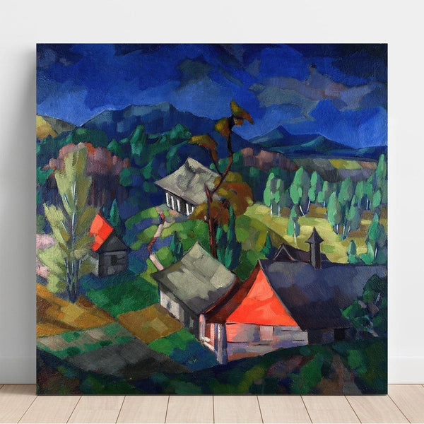 Paysage de Saadjärv - Konrad Mägi | Reproduction Tableau Décoration murale affiche copie