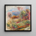 Landschaft des Mittags - Pierre-Auguste Renoir — gerahmtes Bild an der Wand