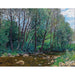 Reproduktion des Gemäldes Flusslandschaft Gemälde - Alfred Zoff