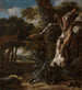 Landschaftsbild mit einer Buche, vom Blitz getroffen - Jan Van Kessel der Ältere — Ansicht des Kunstwerks