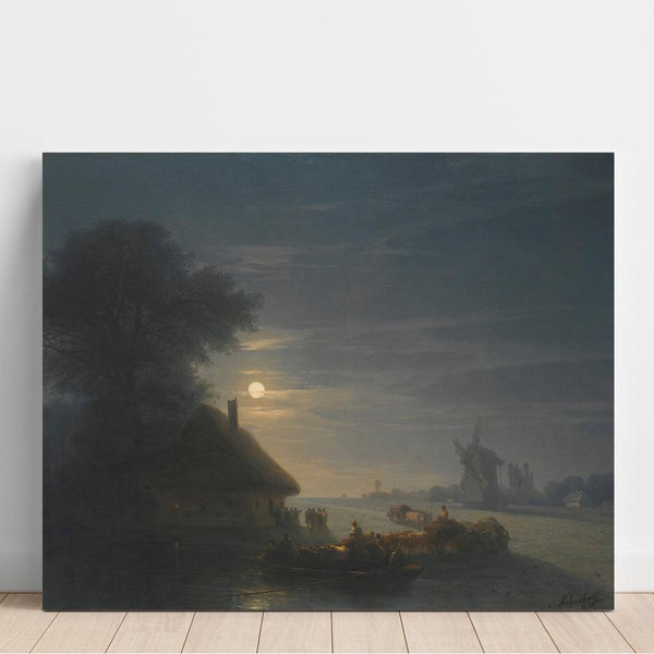 Reproduktion des Gemäldes Ukrainisches nächtliches Landschaftsgemälde - Ivan Konstantinovich Aivazovsky