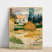 Reproduktion des Gemäldes Landschaften bei Arles von Paul Gauguin