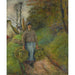 Reproduktion des Gemäldes Ländliches Gemälde mit zwei Heuballen - Camille Pissarro