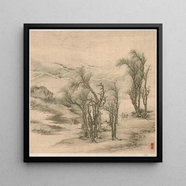 Paysans rentrant lors d'une soirée de printemps - Tao Hong