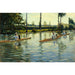 Reproduktion des Gemäldes Gustave Caillebotte - Parisian Piers on the Yerres