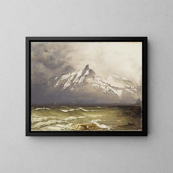 des Nordland - Peder Balke — gerahmtes Bild an der Wand