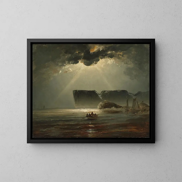 vom Nordkap - Peder Balke — gerahmtes Bild an der Wand