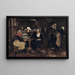 Eine Sardinenkonservenfabrik in Concarneau - Peder Severin Krøyer — gerahmtes Bild an der Wand