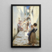 Eine Straße in Torello Italien - Peder Severin Krøyer — gerahmtes Bild an der Wand