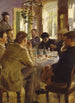 Künstlerisches Gemälde Frühstück der Künstler im Hotel Brøndums - Peder Severin Krøyer — Ansicht des Kunstwerks