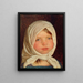 Kleine Mädchen von Hornbæk - Peder Severin Krøyer — gerahmtes Bild an der Wand