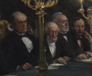 Gruppenporträts - Peder Severin Krøyer — Ansicht des Kunstwerks