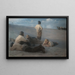 Sommerabend am Strand von Skagen - Peder Severin Krøyer — gerahmtes Bild an der Wand