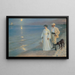Sommerabend am Strand von Skagen, der Maler und seine Frau - Peder Severin Krøyer — gerahmtes Bild an der Wand