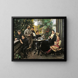 Peder Severin Kryer - The Hirschsprung family portrait From the left Ivar Aage Heinrich Oscar Robert Pauline and Ellen HIrschsprung.webp