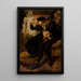 La vision de Hamlet - Pedro Américo — gerahmtes Bild an der Wand