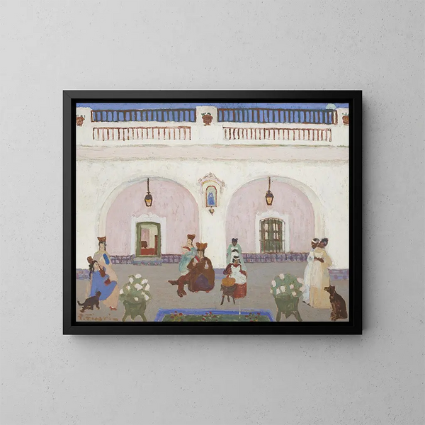 Quittenpaste - Pedro Figari — gerahmtes Bild an der Wand